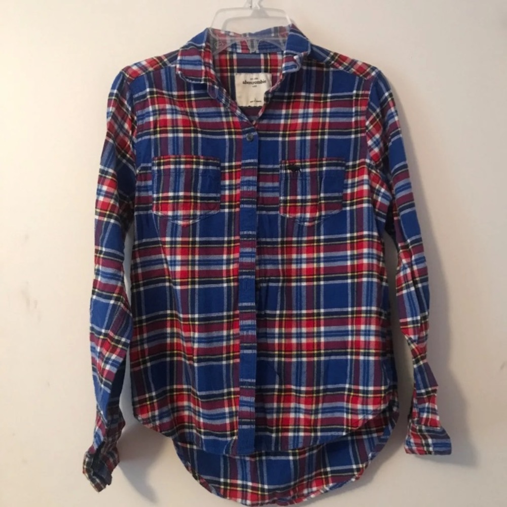 Abercrombie kids flannel shirt